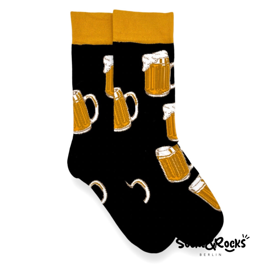 Biersocken | Deutschland Socken Baumwollsocken Bavaria Oktoberfest Geschenk Lustige Lebensmittel Herrensocken Frauensocken Motiv von SocksundRocks