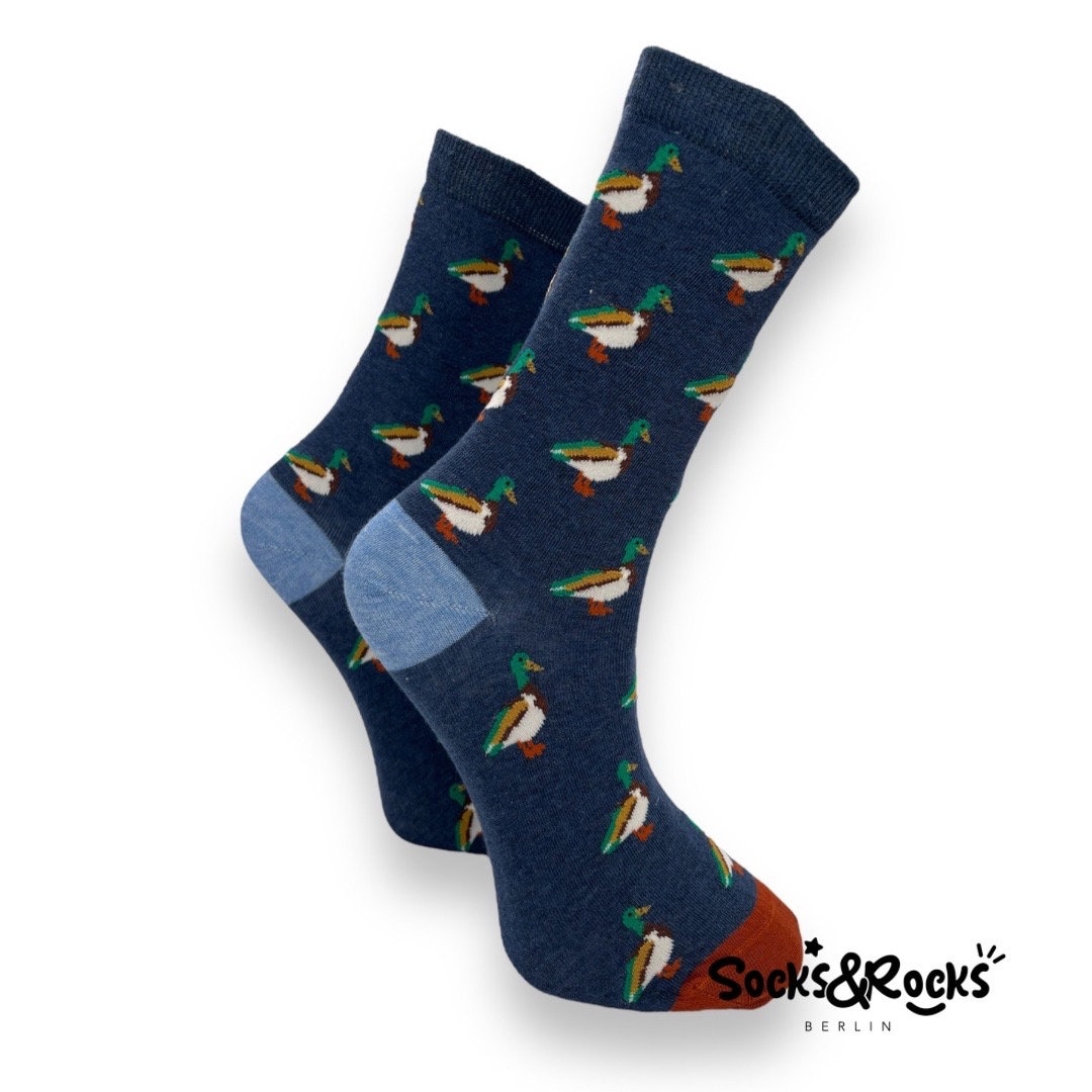 Entensocken | Vogel Socken Geschenk Für Vogelliebhaber Tier Tierliebhaber Lustige Geschenkidee Männer von SocksundRocks