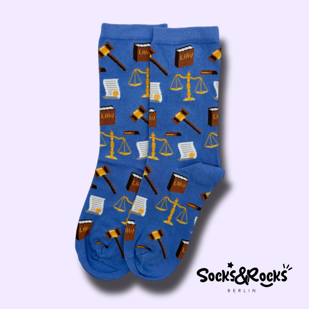 Jura Socken | Juristin Jurist Geschenk Lustiges Ehemann Neuer Jura-student Lustige Für Abschluss von SocksundRocks