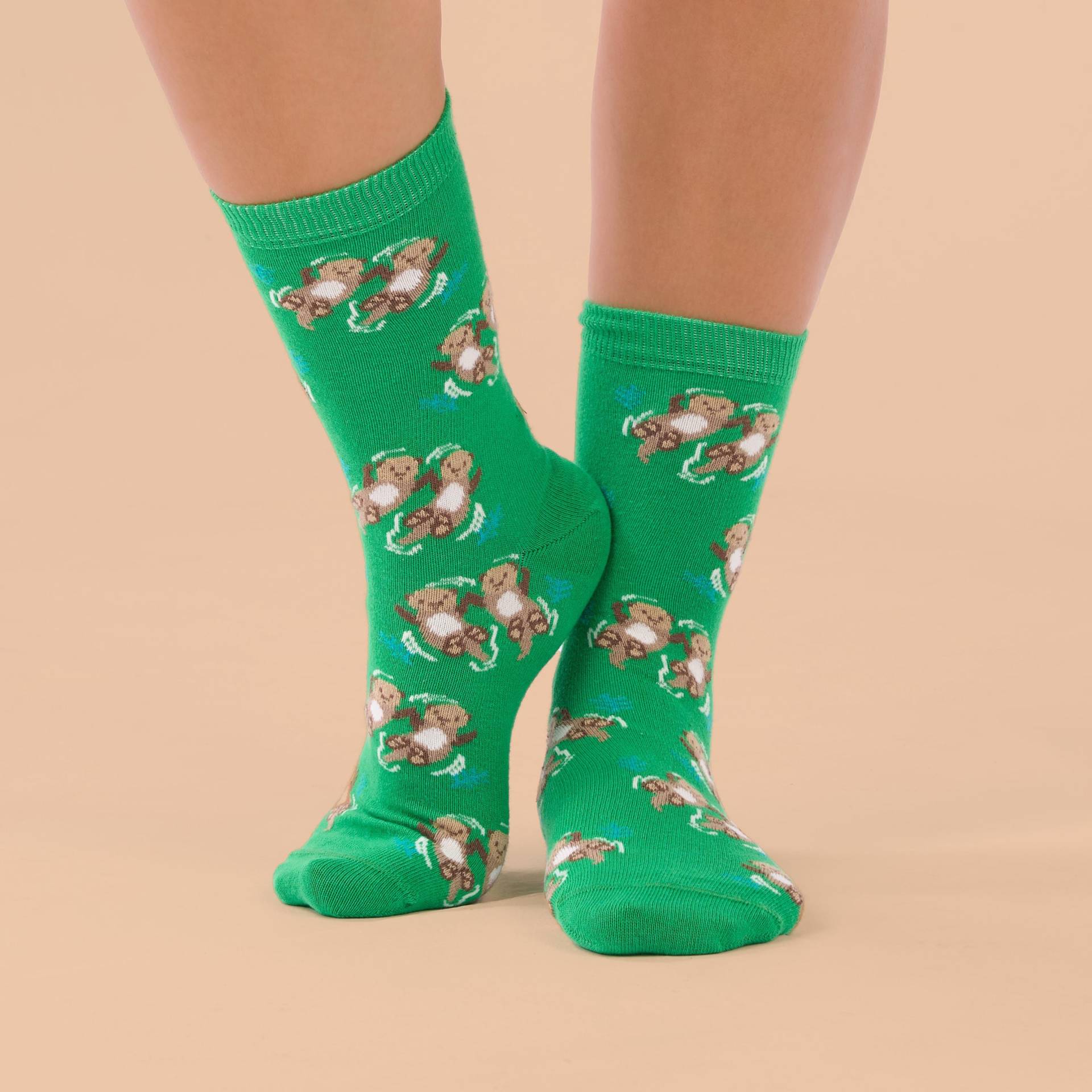Otter Socken | Handhalten Geschenke Damensocken Bunte Tier Lustige Süße Söckchen Valentinsgeschenk von SocksundRocks