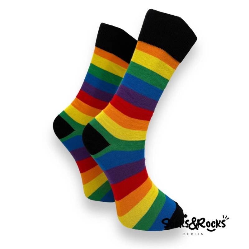 Regenbogen Socken | Lgbtq Geschenk Für Lgbt Bunte Liebe Ist Pride Geschenkideen Unter 10 Euro von SocksundRocks