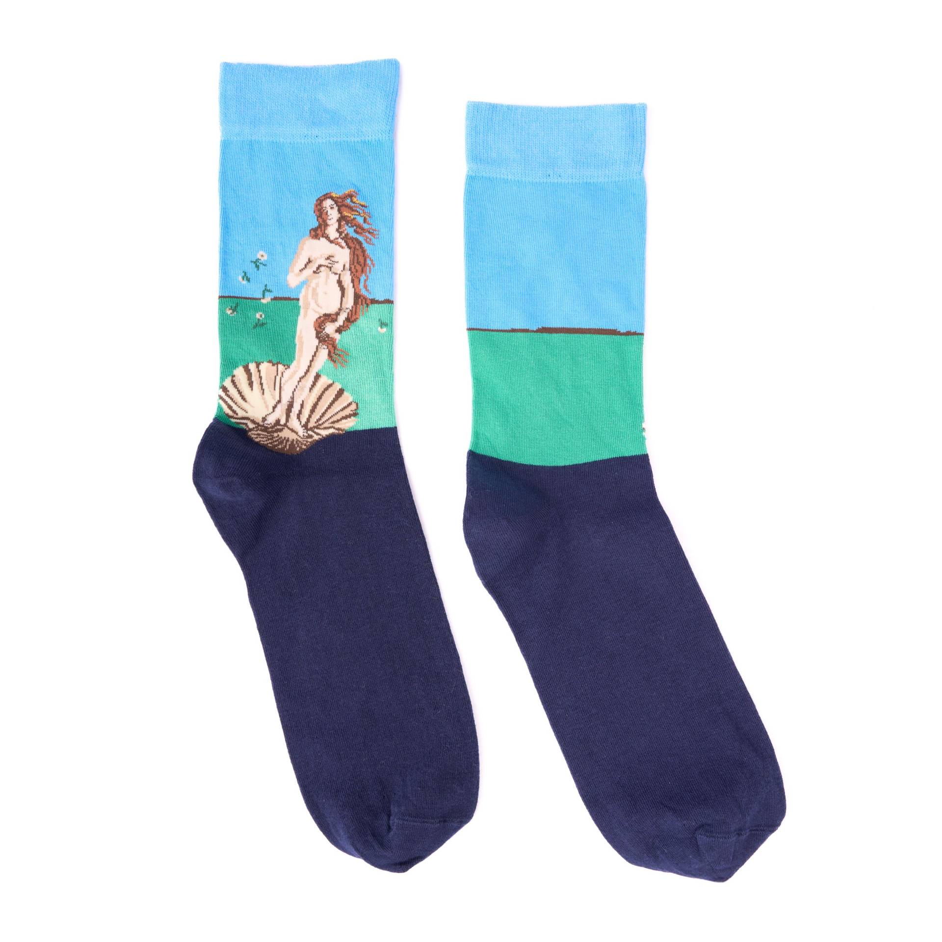 Socken | Berühmte Gemälde Unisex Meistersocken Kunst Geschenkidee Die Geburt Der Venus Botticelli von SocksundRocks