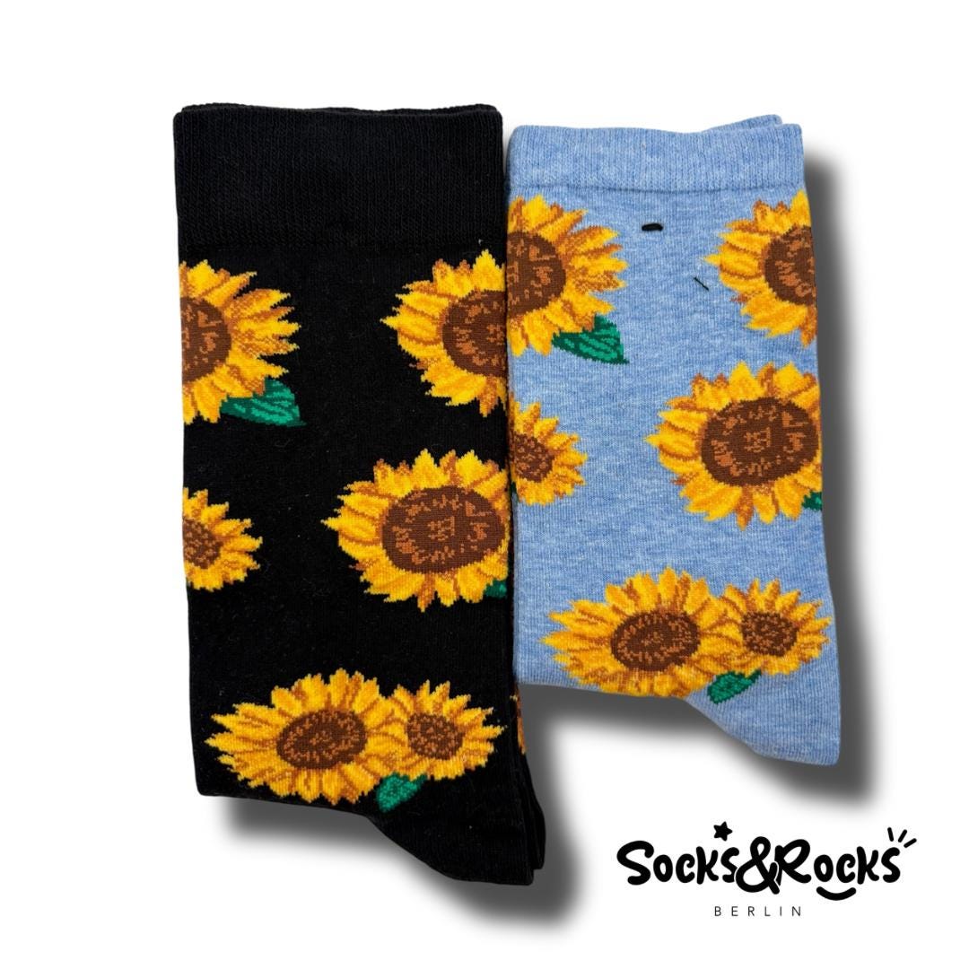 Sonnenblumen Socken | Blumen Sonnenblume Geschenk Niedliche Design-Socken Einzigartiges Für Freundin Unter 10 Euro Paar Sonnenblumen Socken | Blumen Sonnenblume Geschenk Niedliche Design-Socken Einzigartiges Für Freundin Unter 10 Euro Paar von SocksundRocks