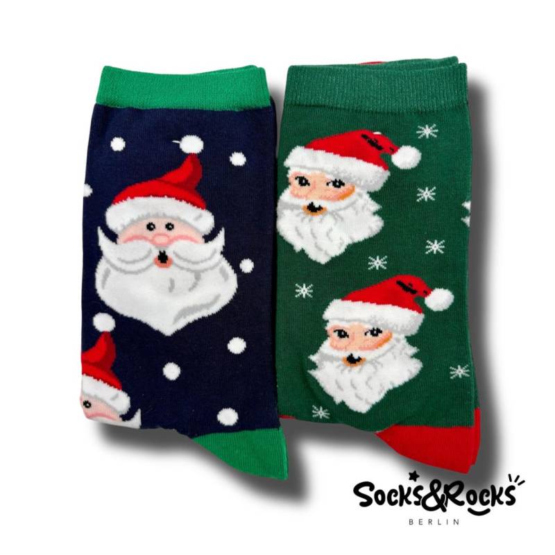 Weihnachtsmann Santa Socken | Weihnachtssocken Weihnachtsgeschenk Netter Einzigartiges Geschenk Für Weihnachten von SocksundRocks