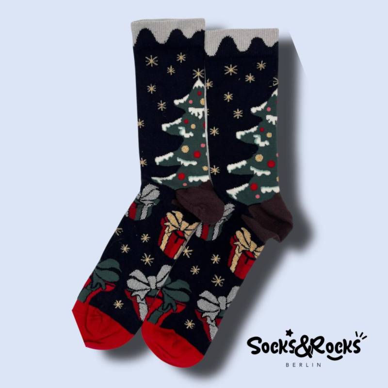 Weihnachtssocken | Weihnachtsgeschenk Nikolaussocken Einzigartiges Geschenk Für Weihnachten von SocksundRocks