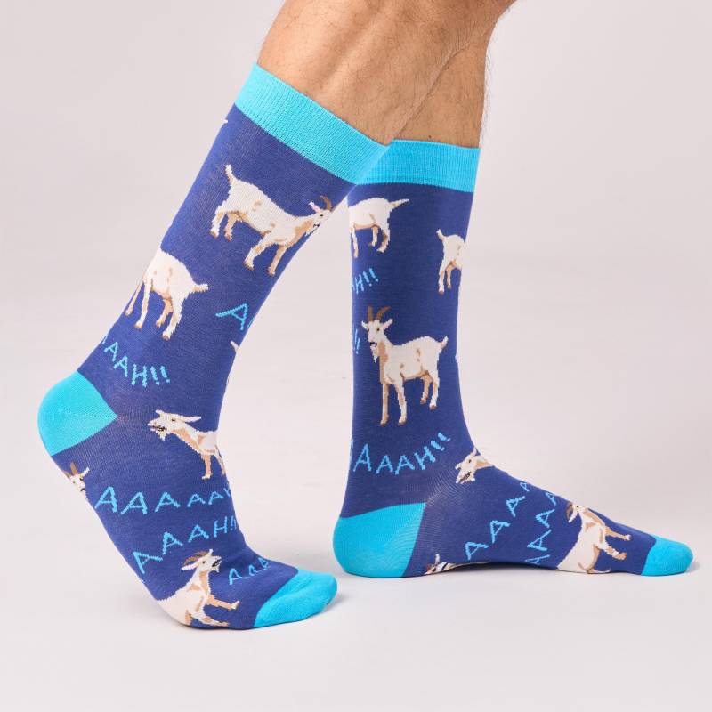 Ziege Socken | Lustige Tier Bauernhof Geschenk Süße Tiersocken Paar Erschwinglichen von SocksundRocks