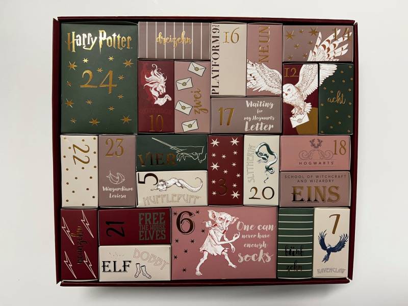 Sockswear Socken Harry Potter Damen Adventskalender mit 24 Paar Socken von Sockswear