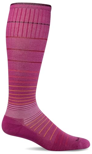 Sockwell Circulator Damen Kompressionsstrümpfe, moderat, abgestuft, Himbeerfarben – S/M Sockwell Circulator Damen Kompressionsstrümpfe, moderat, abgestuft, Himbeerfarben – S/M von Sockwell
