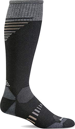 Sockwell Men's Ascend II OTC Moderate Compression Socks (Black, Medium/Large) von Sockwell