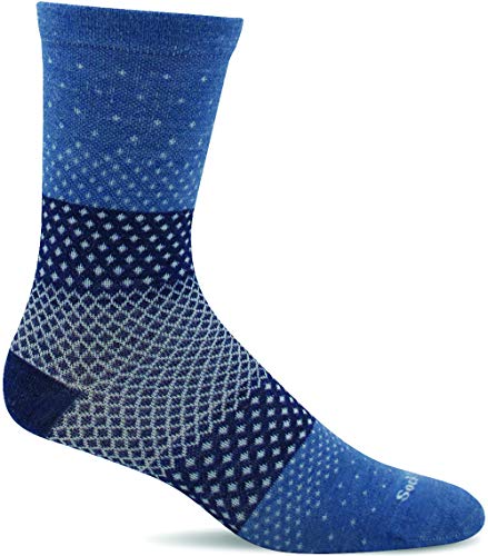 Sockwell Plantar Ease Crew II Damen-Socken, Blau (Bluestone), Medium-Large von Sockwell
