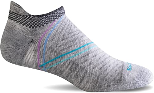 Sockwell Pulse Micro Firm Kompressionsstrümpfe für Damen, Lt. Grey, Small-Medium von Sockwell