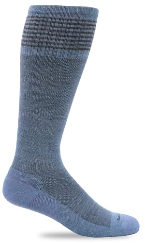 Sockwell Women's Elevation Firm Graduated Compression Sock, Bluestone - S/M von Sockwell
