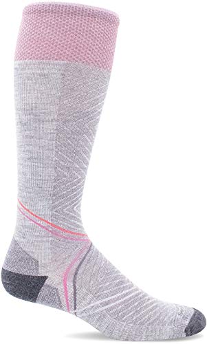 Sockwell Women's Pulse Knee High Firm Graduated Compression Sock, Lt. Grey - M/L von Sockwell