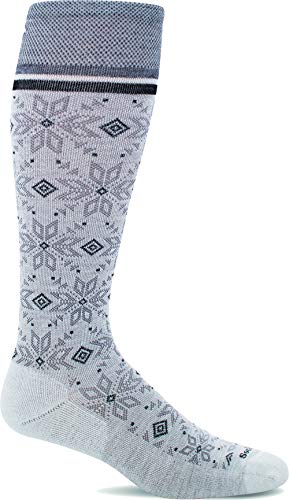 Sockwell Women's Winterland Moderate Graduated Compression Sock, Natural - S/M von Sockwell