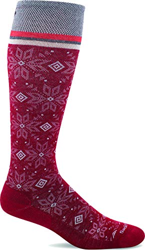 Sockwell Women's Winterland Moderate Graduated Compression Sock, Ruby - M/L Sockwell Women's Winterland Moderate Graduated Compression Sock, Ruby - M/L von Sockwell