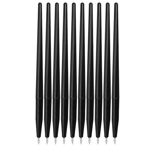 10 PCS Weiche Silikon Eyeliner Pinsel Tragbare Lidschatten Augenbraue Pinsel Professionelle Augen Make-Up Werkzeuge von Socobeta