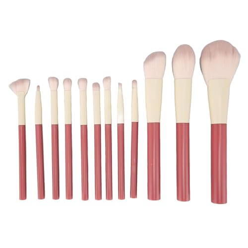 12-teiliges Make-up-Pinsel-Set mit Weichen Borsten für Anfänger, Ergonomischer Highlighter-Lidschatten- und Rougepinsel für Professionelle Ergebnisse von Socobeta