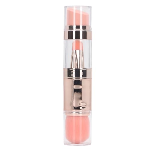 5-in-1-Make-up-Pinsel-Set für Exquisiten Make-up-Look, Roségold, Multifunktionaler -Schwamm, Loser Puder, Augenbrauen, Lidschatten, Lippenpinsel von Socobeta