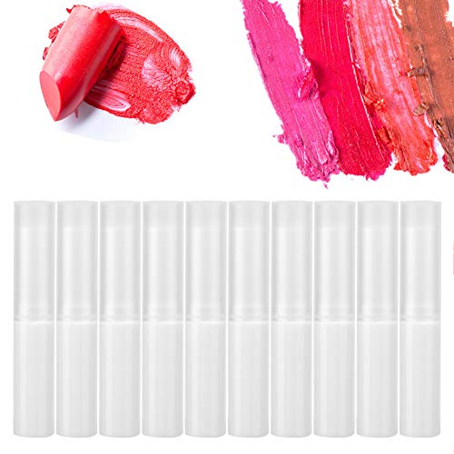 Durable Lip Balm Tube for Beauty for Lip Balm Gloss Lippenstift Herstellungszubehör(09#Lipstick tube [white]) Kosmetika von Socobeta