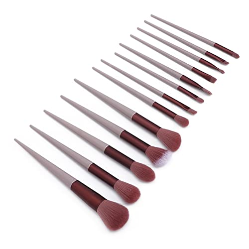 Make-up-Pinsel-Set, Lidschatten-Puder-Rouge-Pinsel, Kosmetikpinsel-Set, Zart, Flauschig, Ergonomisch, Tragbar, für Zartes Make-up (Rosa) von Socobeta