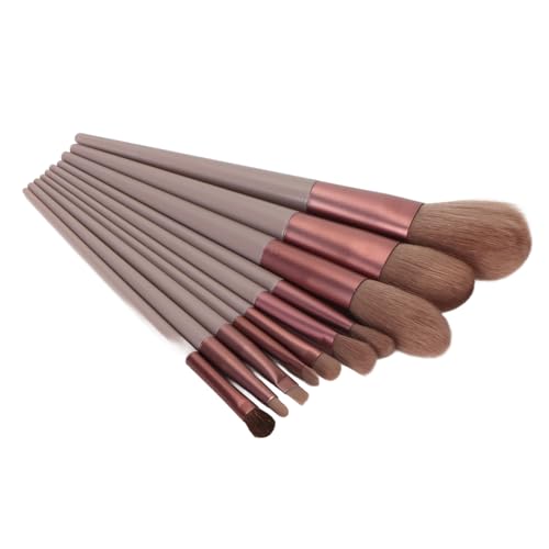 Tragbares, Weiches, Leichtes Make-up-Pinsel-Set mit Aufbewahrungstasche für Lose Puder, Concealer, Lidschatten und Rouge von Socobeta