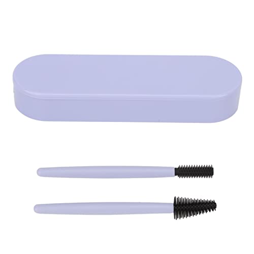 Wimpernbürste, Silikon, für Augenbrauen, Elastisch, Tragbar, Wiederverwendbar, Mascara-Stäbe, Leichtes Reiseset (Blau) von Socobeta