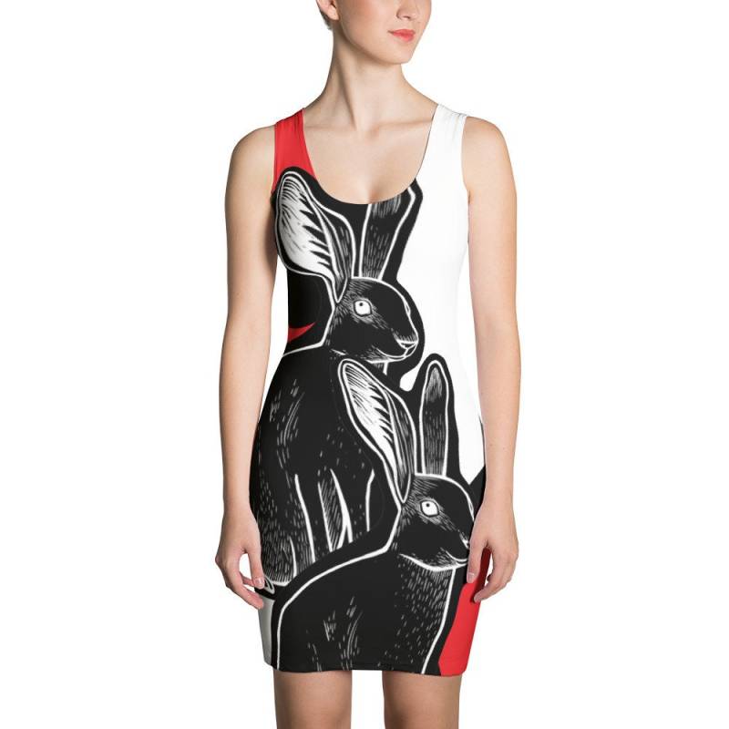 Schwarzes Kaninchen Kleid von SocorroRRCreations