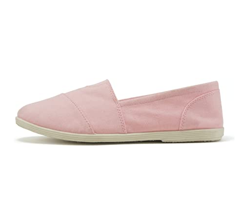 Soda Obji Damen-Schuhe, runde Zehenpartie, lässig, flach mit gepolsterter Innensohle, Pink, 42 EU Soda Obji Damen-Schuhe, runde Zehenpartie, lässig, flach mit gepolsterter Innensohle, Pink, 42 EU von Soda