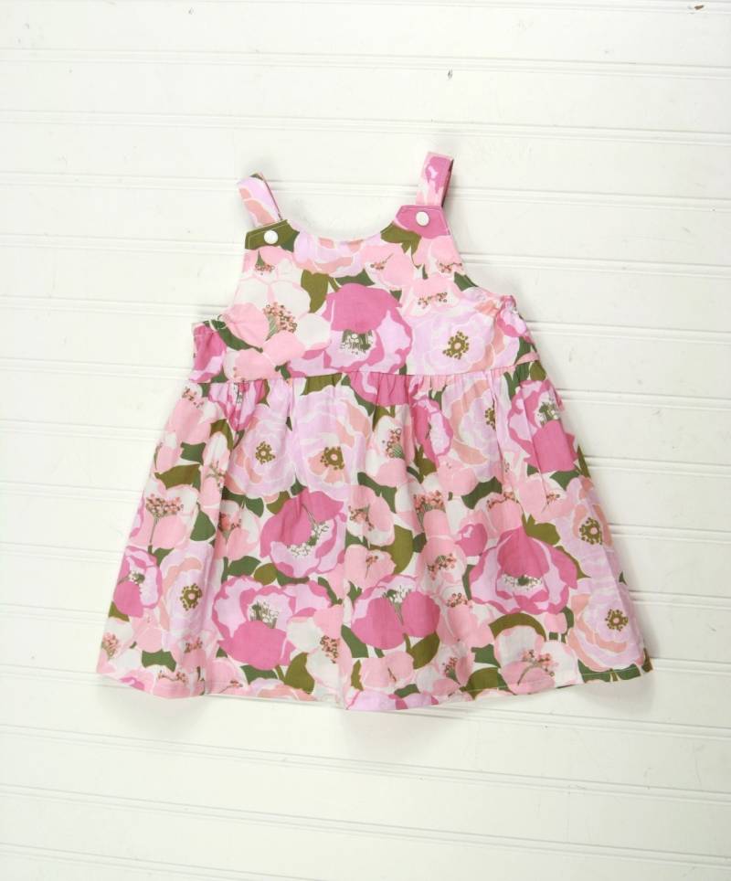 Baby Mädchen Kleid - Floral Baby-Kleid Baby-Mädchen-Kleidung Outfit Ersten Geburtstag Outfit Kleinkind von SodaCitySewing