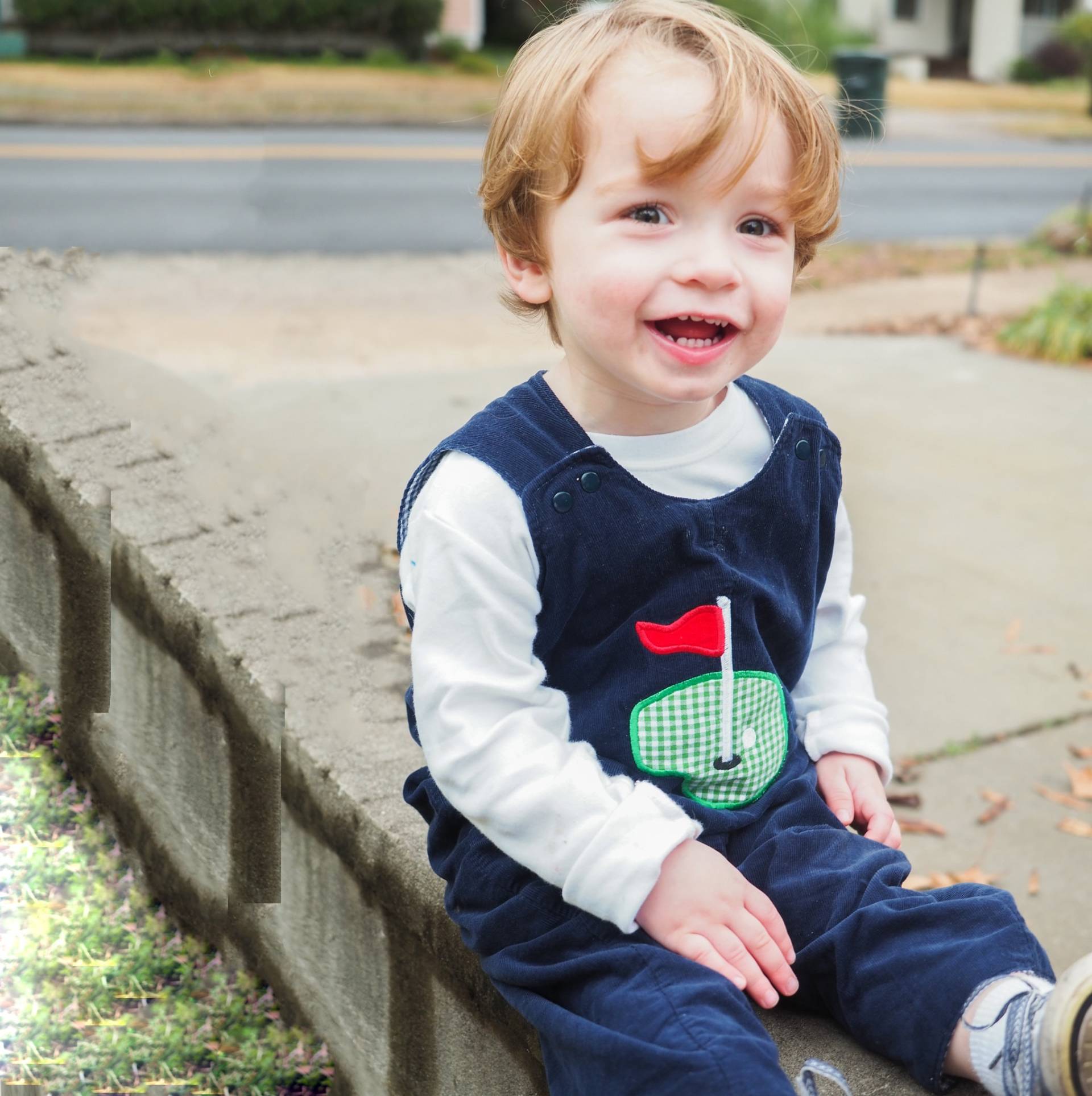 Jungen Golf Overalls - Navy Cord Longall Strampler Baby Pullover Golfer Jon Winter Kleidung Outfit von SodaCitySewing