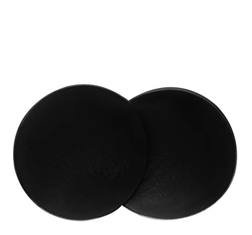 Sodacoda Damen Runde Po Push-Up Extra/Ersatz Silikon Einlagen für Shapewear Unterhosen - 360g/Paar (Schwarz) von Sodacoda