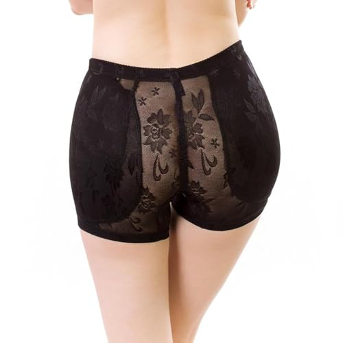 Sodacoda Damen-Shapewear – gepolsterte Hüftverstärkung, Push-Up-Höschen mit Bauchkontrolle (Schwarz M) von Sodacoda