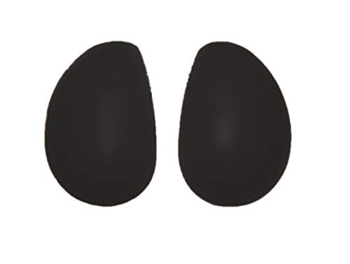Sodacoda Große Silikon Po Einlagen - Ersatz oder Extra Effekt für Push Up Unterhosen - 400g/Paar (Schwarz) von Sodacoda