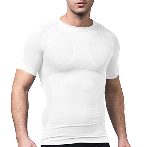 Sodacoda Herren Performance Funktions-Shirt - Leichtes Kurzarm T-Shirt (Weiß M) von Sodacoda