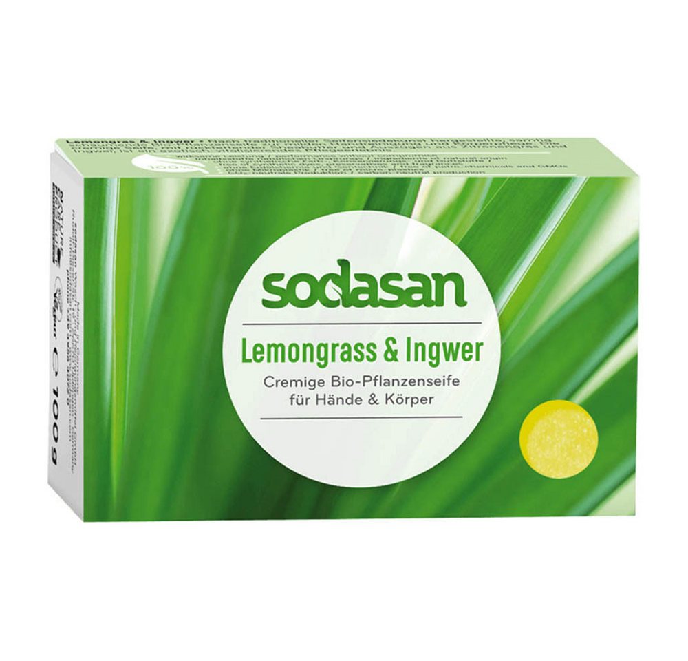 Sodasan Feste Duschseife Cream - Lemongrass Seife 100g Sodasan Feste Duschseife Cream - Lemongrass Seife 100g von Sodasan