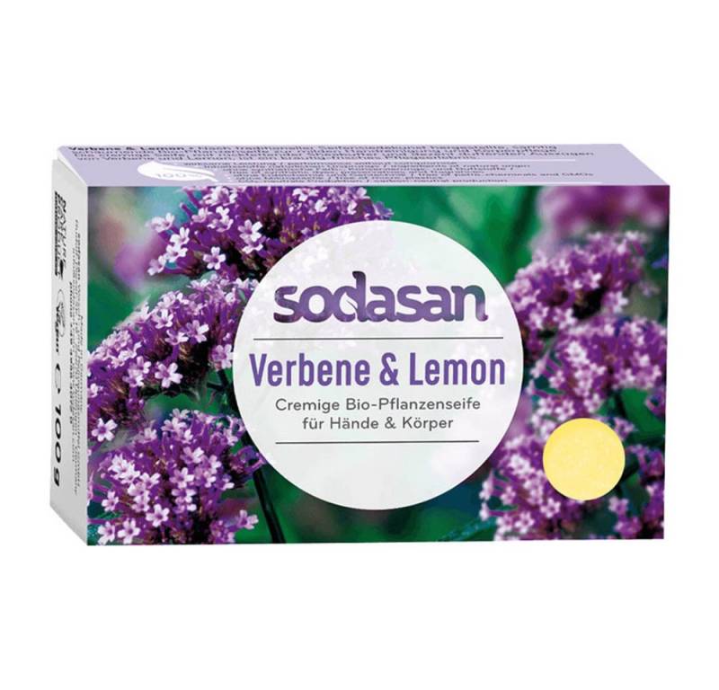 Sodasan Feste Duschseife Cream - Eisenkraut Seife 100g von Sodasan