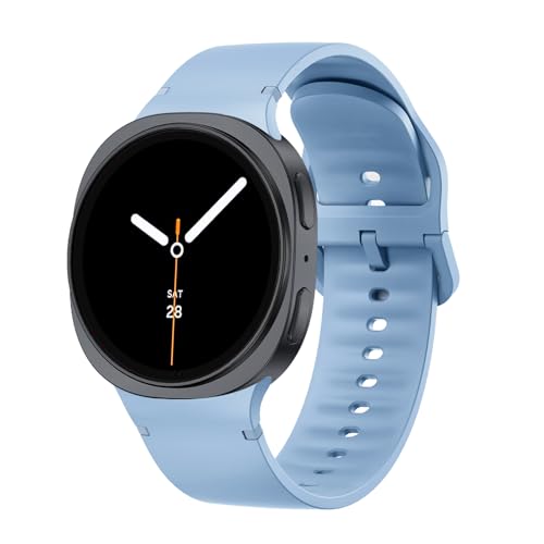 Sodhad Sportarmband, kompatibel mit Samsung Galaxy Watch 8, 44 mm, 40 mm, für Damen und Herren, weiches Silikon, Sportarmbänder für Galaxy Watch 8 Classic, 46 mm von Sodhad