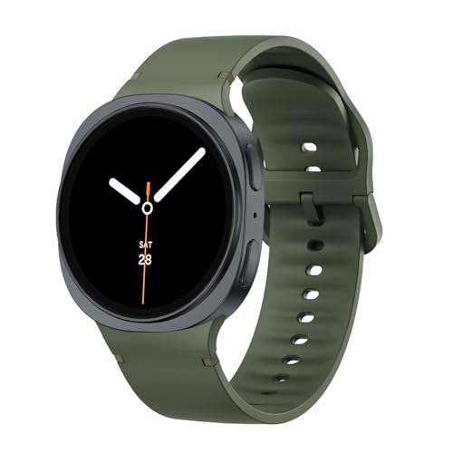 Sodhad Sportarmband, kompatibel mit Samsung Galaxy Watch 8, 44 mm, 40 mm, für Damen und Herren, weiches Silikon, Sportarmbänder für Galaxy Watch 8 Classic, 46 mm von Sodhad