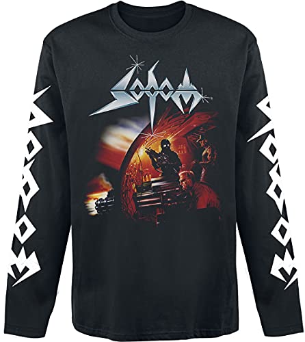 Sodom Agent orange Männer Langarmshirt schwarz XL 100% Baumwolle Band-Merch, Bands von Sodom