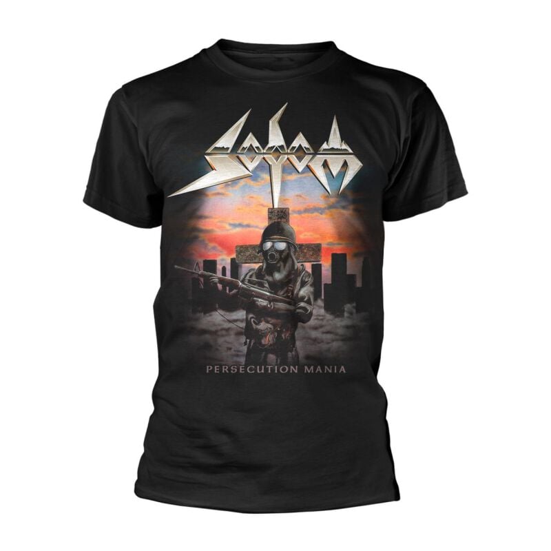 Sodom T-Shirt - Persecution Mania - S bis 3XL - für Männer - Größe XXL - schwarz - Lizenziertes Merchandise! Sodom T-Shirt - Persecution Mania - S bis 3XL - für Männer - Größe XXL - schwarz - Lizenziertes Merchandise! von Sodom