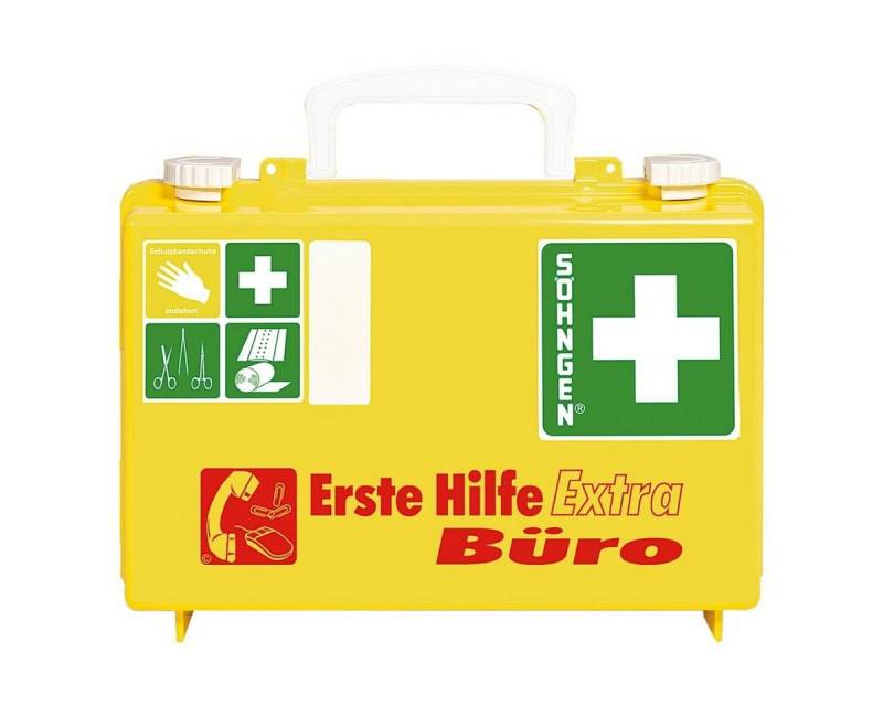 Söhngen Erste-Hilfe-Koffer extra BÜRO QUICK-CD, inkl. Füllung nach DIN 13157 (gültig ab 01.11.2021) von Söhngen