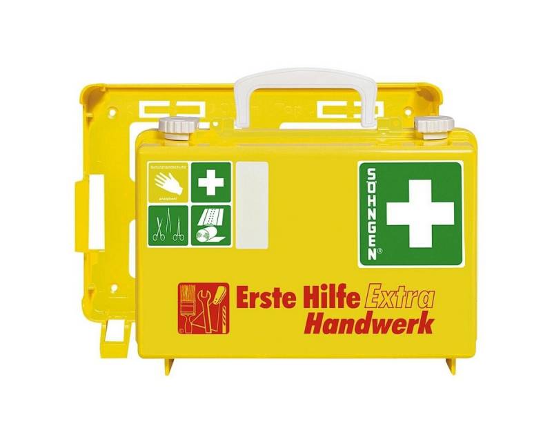 Söhngen Erste-Hilfe-Koffer extra HANDWERK QUICK-CD, inkl. Füllung nach DIN 13157 (gültig ab 01.11.2021) von Söhngen