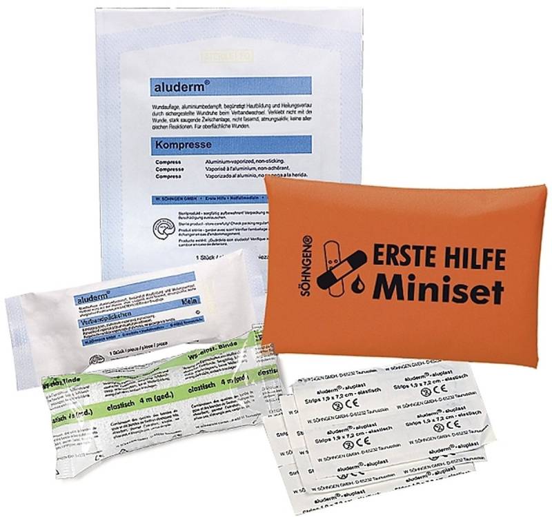 Söhngen Erste-Hilfe-Set Erste-Hilfe-Set Miniset orange von Söhngen