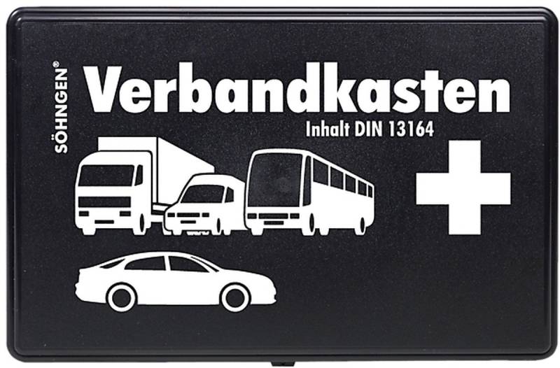 Söhngen Erste-Hilfe-Set KFZ-Verbandkasten Kiel leer schwarz ohne Dichtung von Söhngen