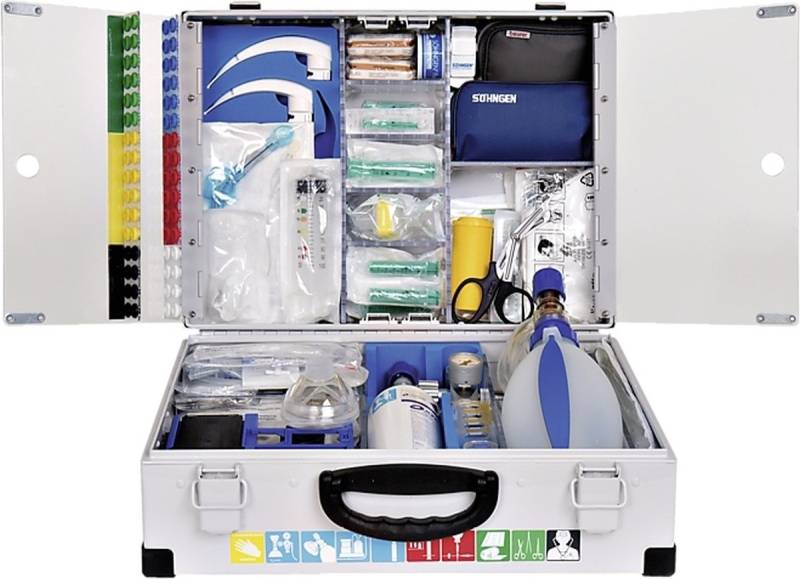 Söhngen Erste-Hilfe-Set Notfallkoffer Clinomed Modul A+B+O2/1L von Söhngen