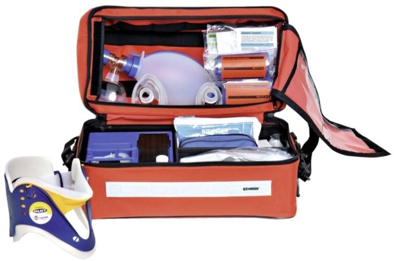Söhngen Erste-Hilfe-Set Sanitäts-Notfalltasche First Responder orange von Söhngen