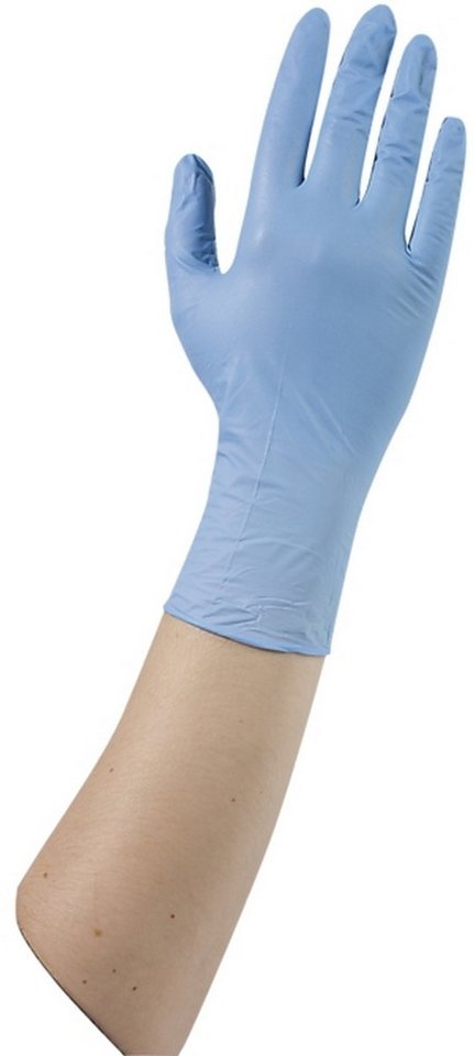 Söhngen Erste-Hilfe-Set Schutzhandschuhe Nitril blau groß puderfrei VE=100 Stück von Söhngen