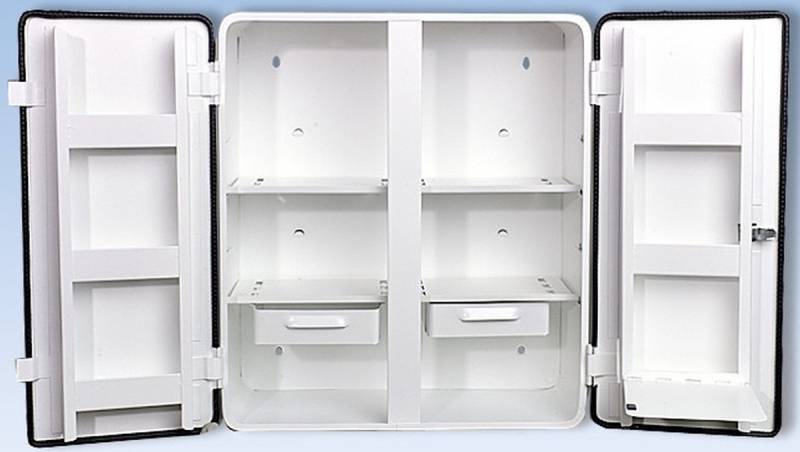 Söhngen Erste-Hilfe-Set Verbandschrank Hamburg-Rom leer weiß von Söhngen