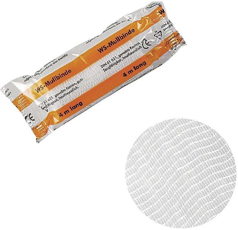 Söhngen Erste-Hilfe-Set WS-Mullbinde 4mx4cm weiß von Söhngen