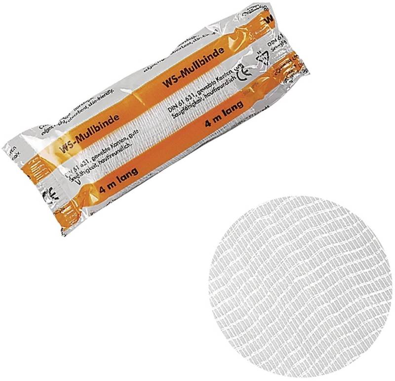 Söhngen Erste-Hilfe-Set WS-Mullbinde 4mx6cm weiß von Söhngen